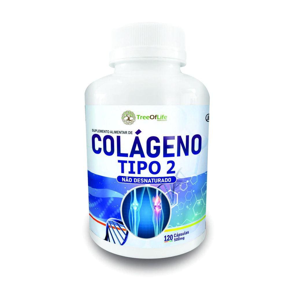 Colágeno Não Desnaturado Tipo 2 Uc Ii 120 Cápsulas