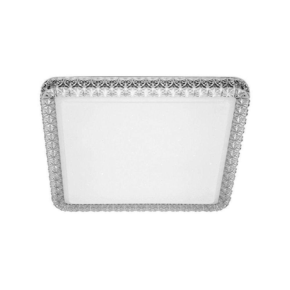 Plafon Led Blumenau Shine Liso de Sobrepor 24W Bivolt Branco 3000K Luz Amarela