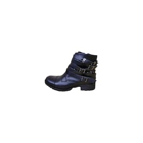 Bota Sapato Estilo Roqueiro Netony Calçados Preto em Promoção na