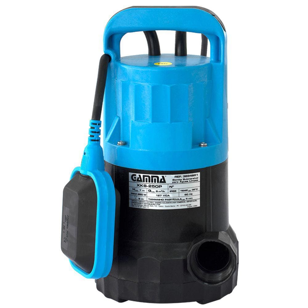 Bomba Submersivel Agua Limpa 60Hz 0,7Hp Gamma G3195/Br1