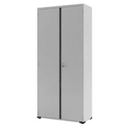 Armário Aço Escritório Fechadura 4 Prateleiras Ea301 Cinza