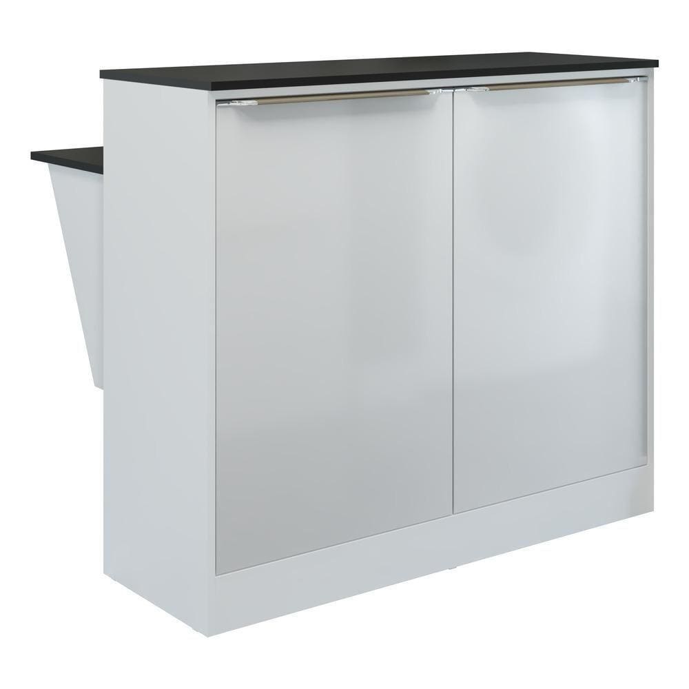 Bancada/mesa De Cozinha Multimóveis Mariah 2 Portas Branca