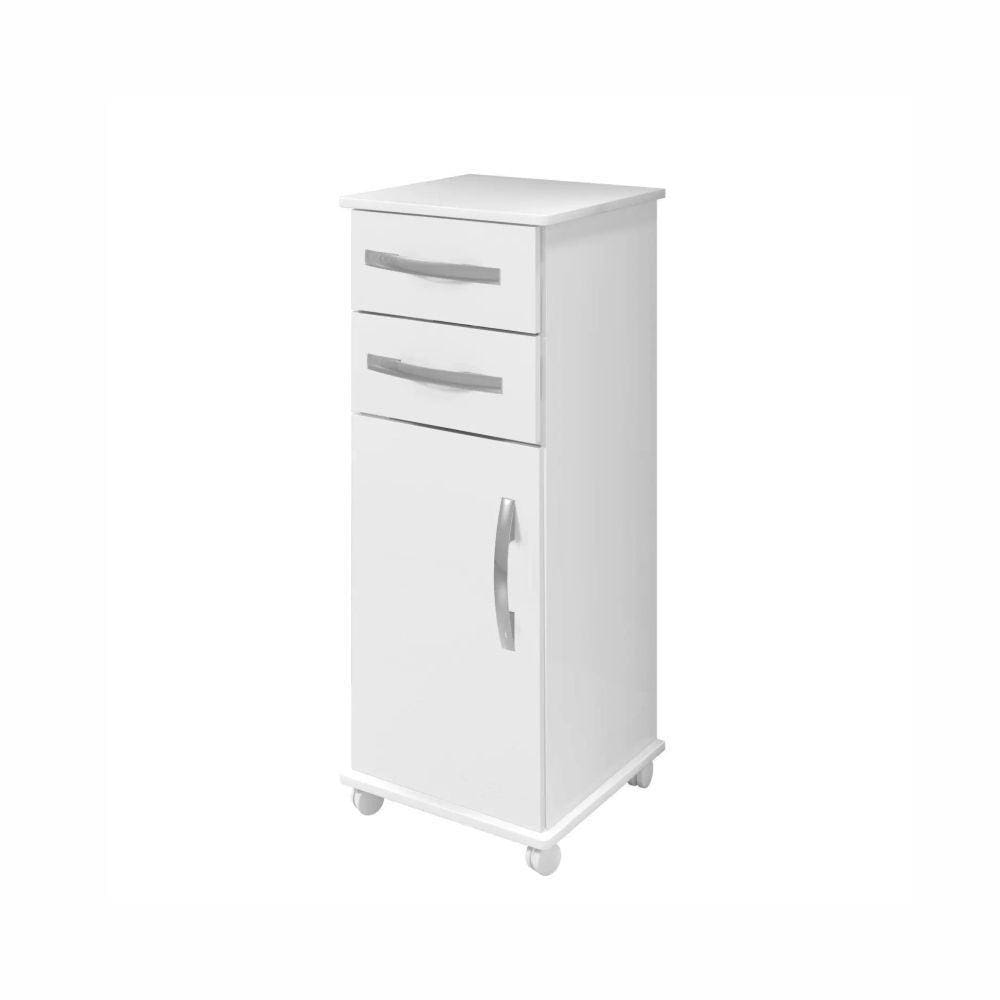 Balcão De Cozinha 1 Porta 2 Gavetas Tokio Arte Móveis Branco