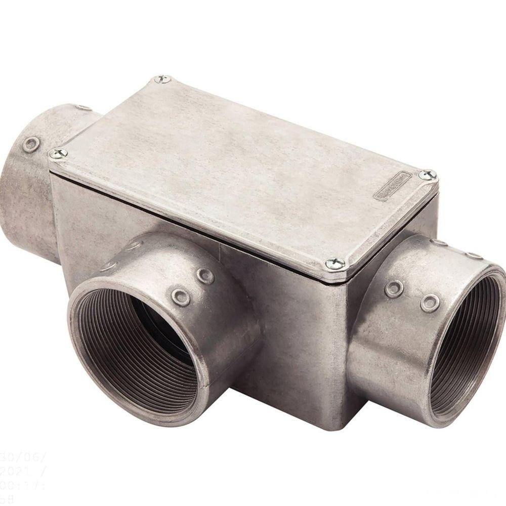 Condulete fixo 3” tipo ”T” - com tampa / rosca BSP / sem pintura Tramontina