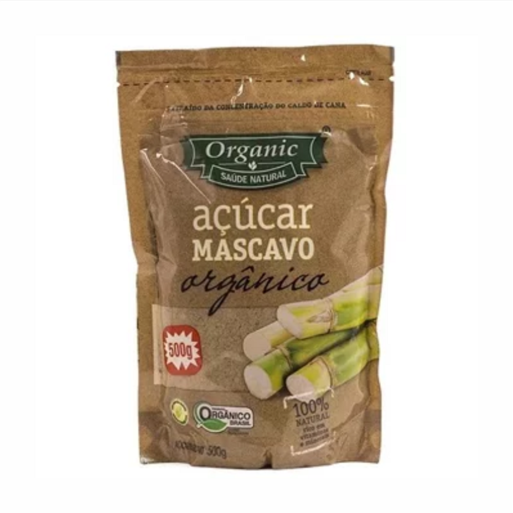 Kit 2X: Açúcar Mascavo Orgânico Organic 500g