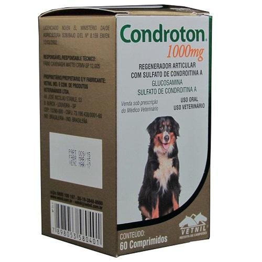Condroton 1000Mg - 60 Comprimidos