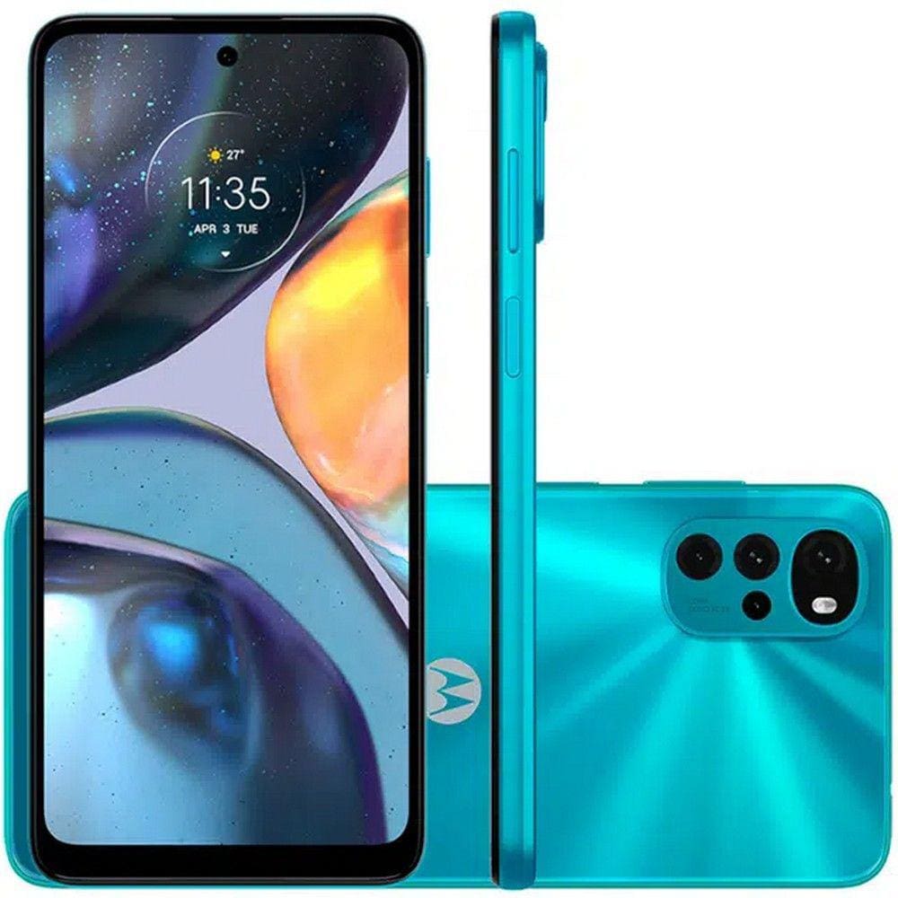 Smartphone Motorola Moto G22 6.5 Octa Core 128GB 4GB Câmera Quádrupla