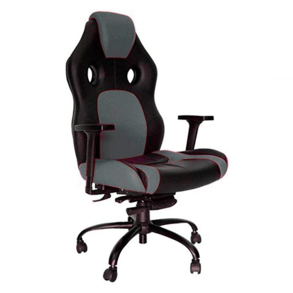 Cadeira Gamer Para Escritório Linha Gamer Racing Cinza