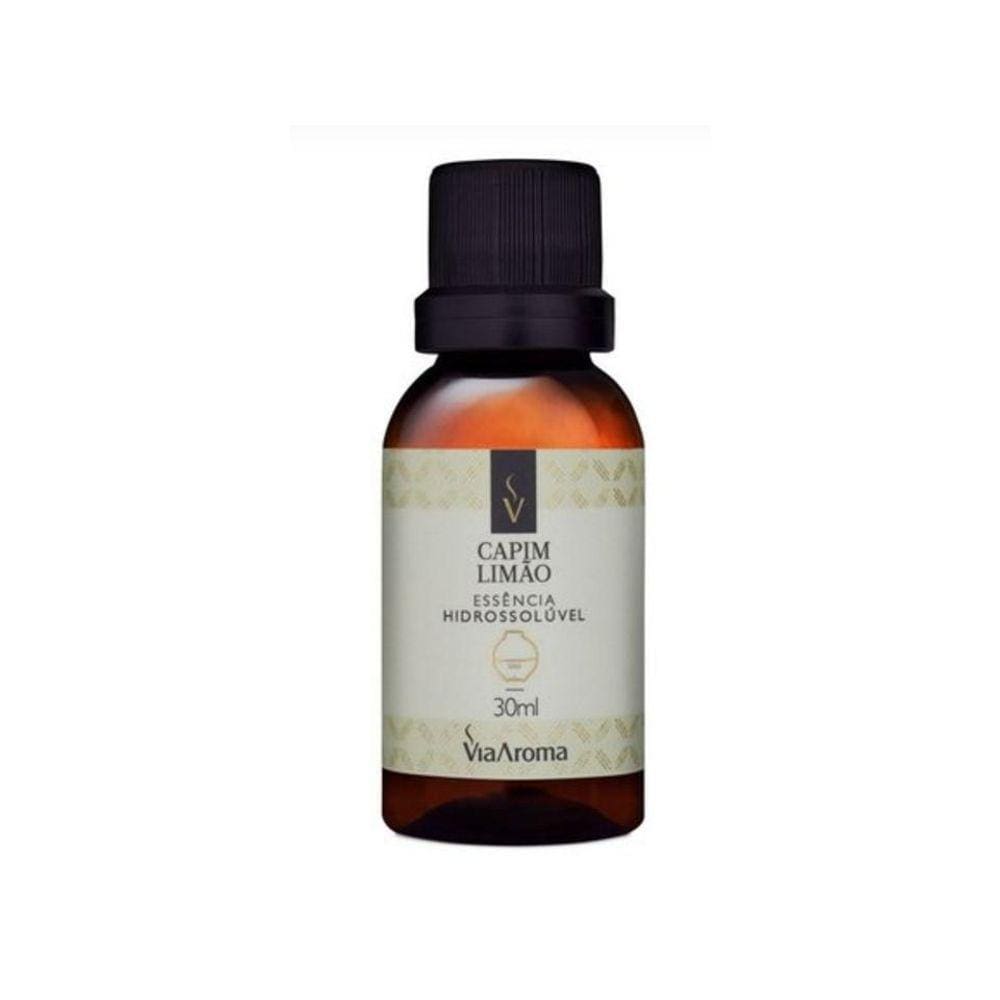 Essência Hidrossolúvel Capim Limão 30 Ml - Via Aroma