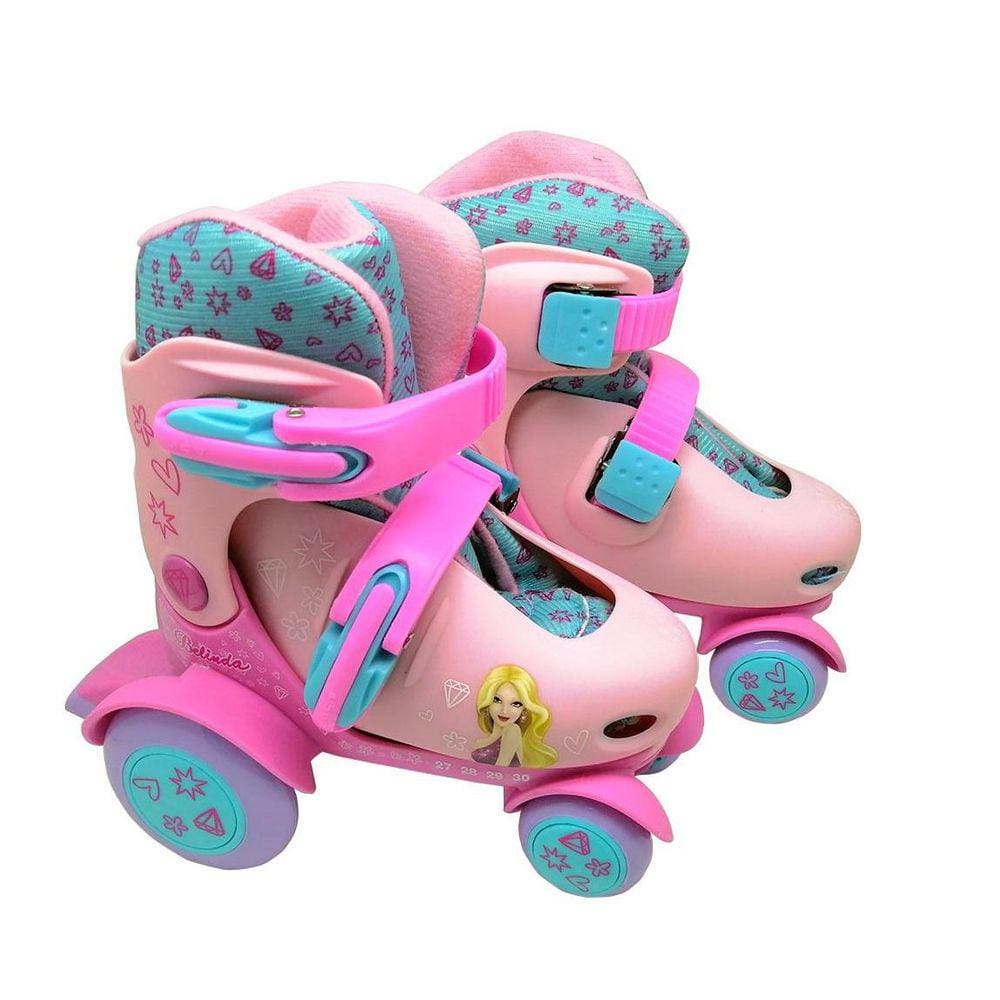 Patins Roller Ajustável N. 27 A 30 Belinda Dm Toys