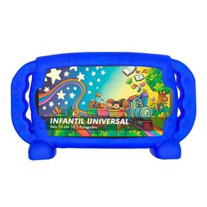 Capa Capinha Infantil Kids Tablet 7 Polegadas - Azul - Carrefour