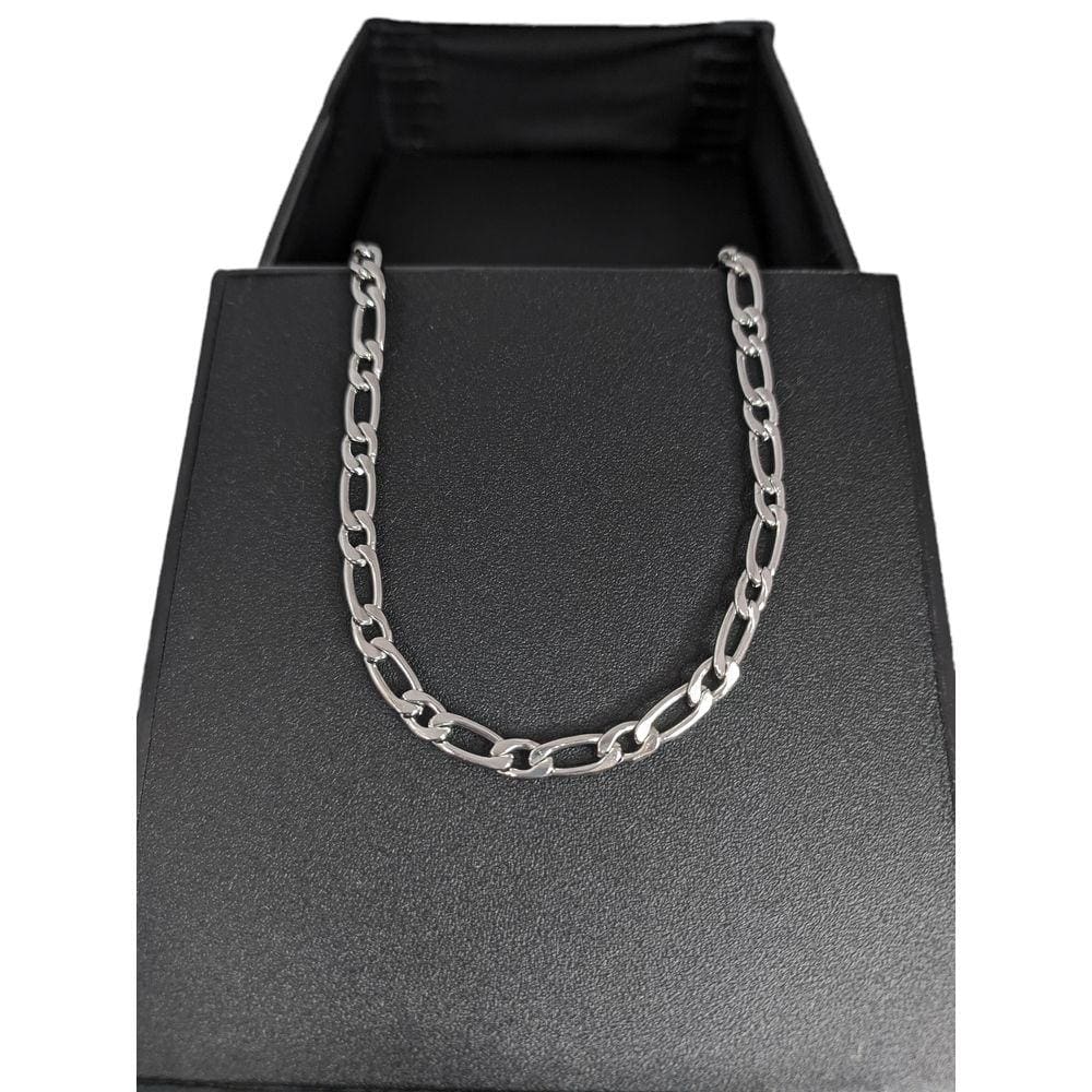 Corrente masculina aço inox 60cm antialérgica com caixinha 2 elos mod 90640