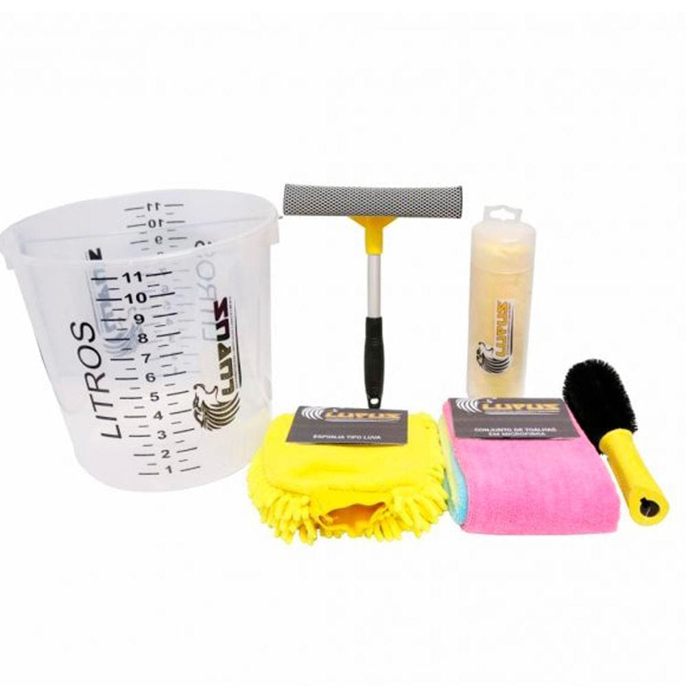Kit De Limpeza Para Carro 6 Peças Lupus Pin2018-1