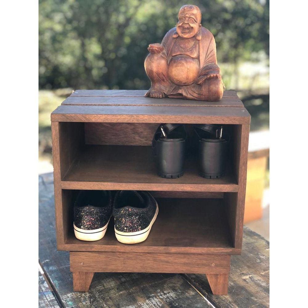 Sapateira Madeira Boho