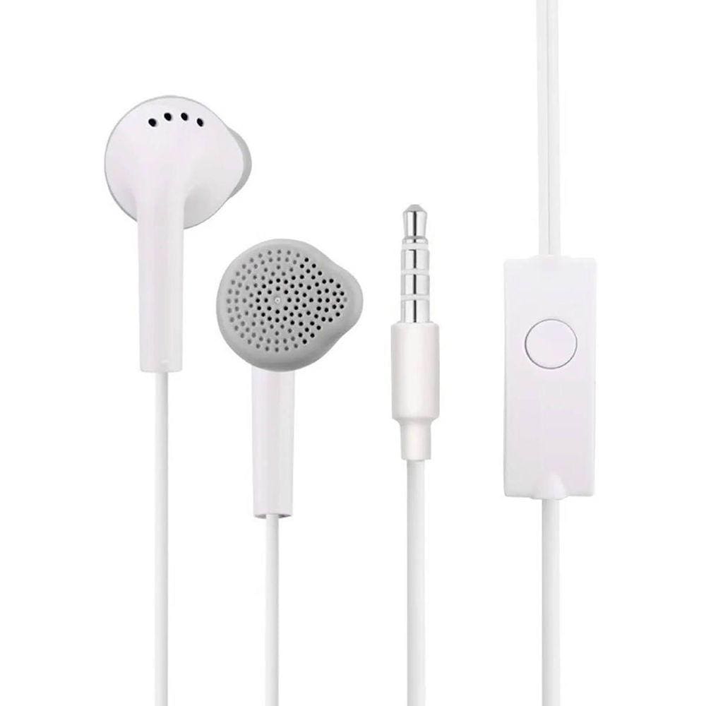 Fone De Ouvido P2 Estéreo Com Microfone Earphone Branco