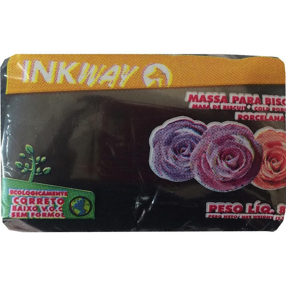 Massa Biscuit Preto Inkway 400 Gr