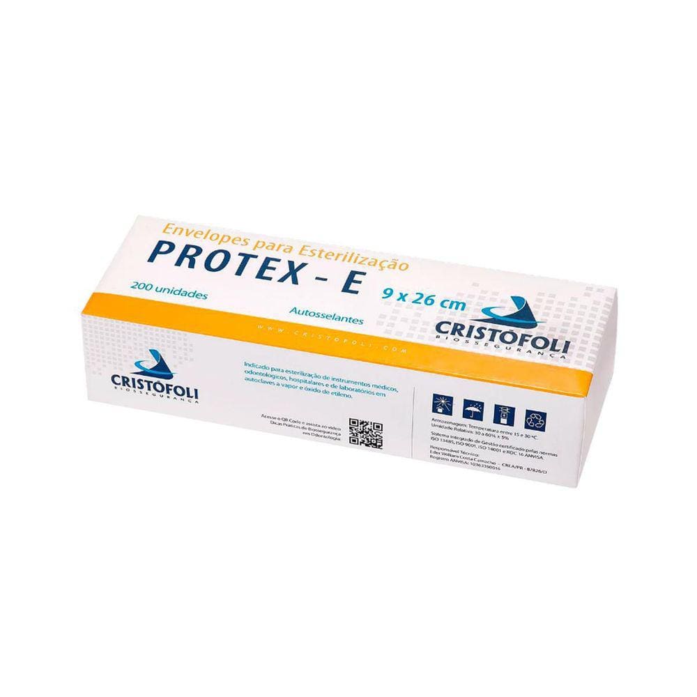 Envelope Auto Selante Protex-E 90X260Mm Com 200Un Cristofoli