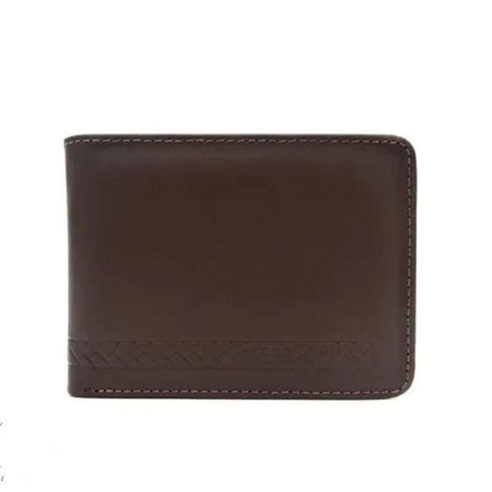 Carteira Ferracini Masculina Couro Marrom Cfb021