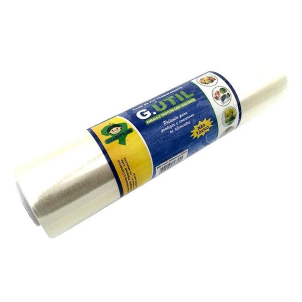 Rolo Bobina Plastico De Filme Pvc 38Cm X 300 Metros