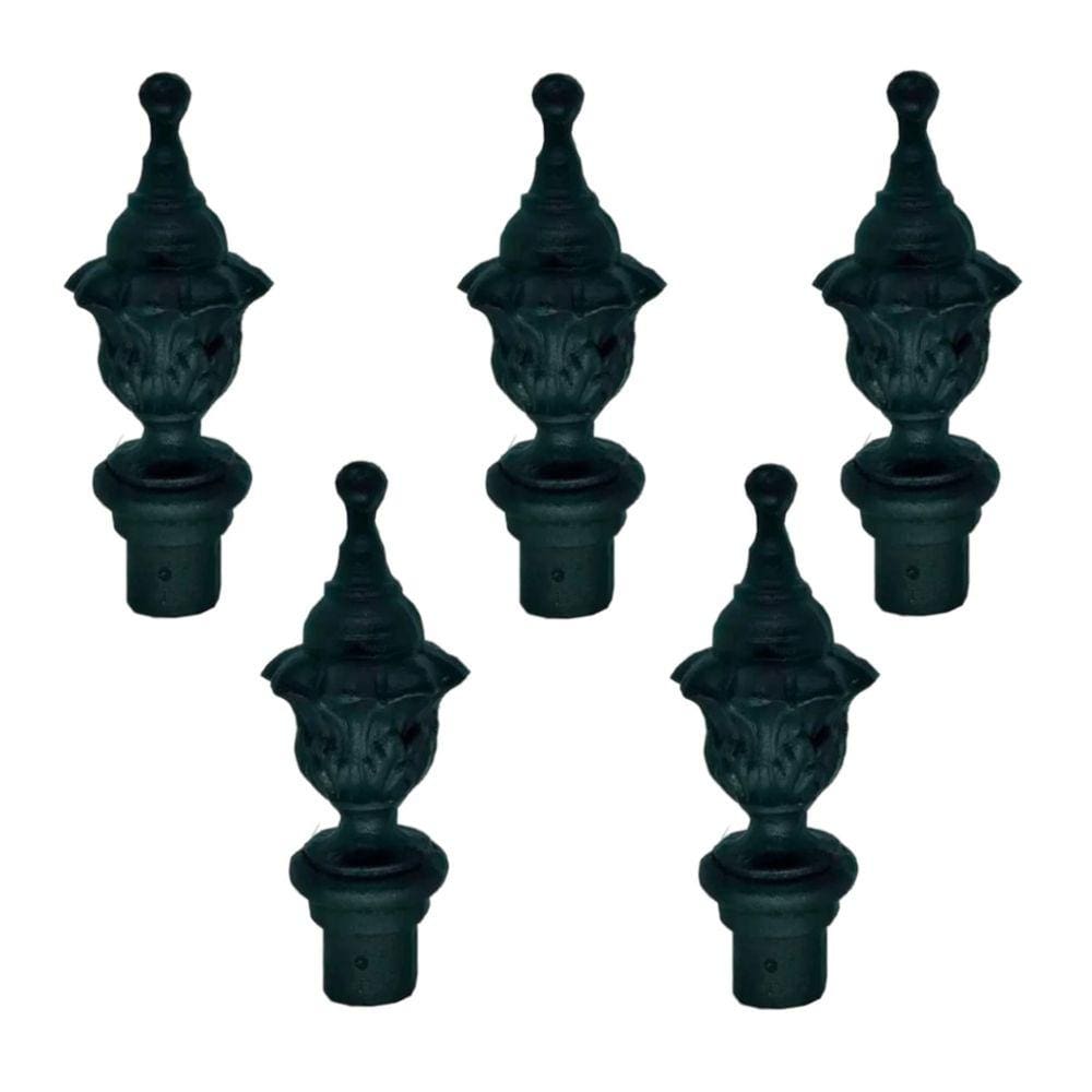 Kit 5 Pinhas Ferro Fundido N10 P/ Grade Portão Sacada Muro