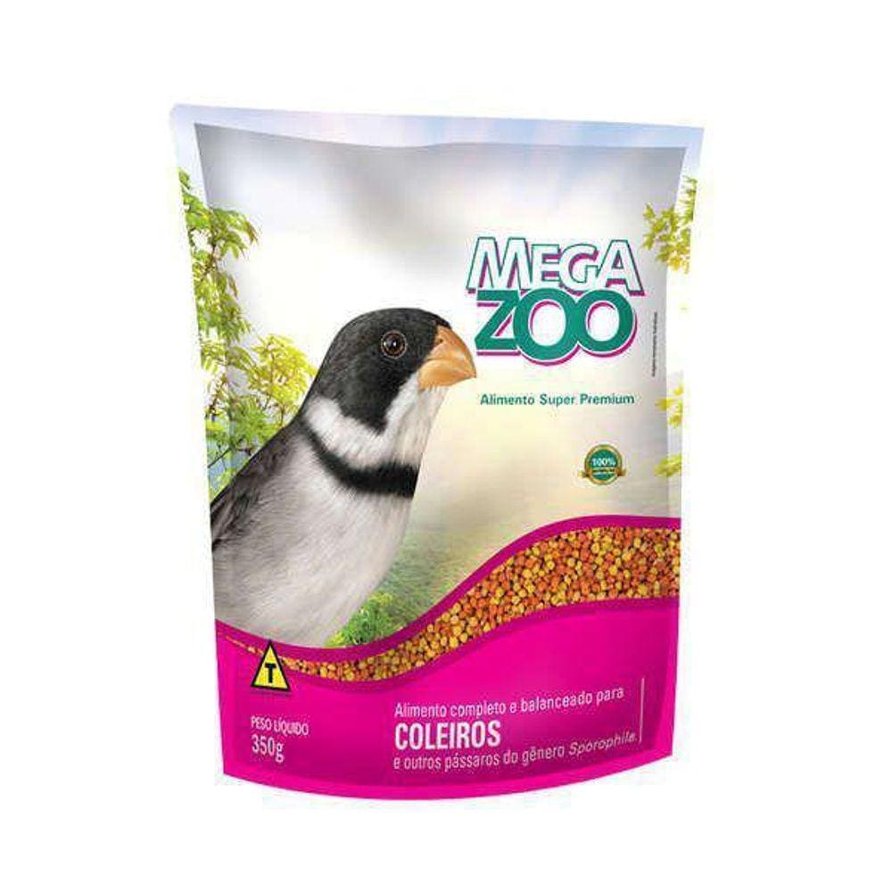 Ração Megazoo Extrusada Para Coleiros 350Gr