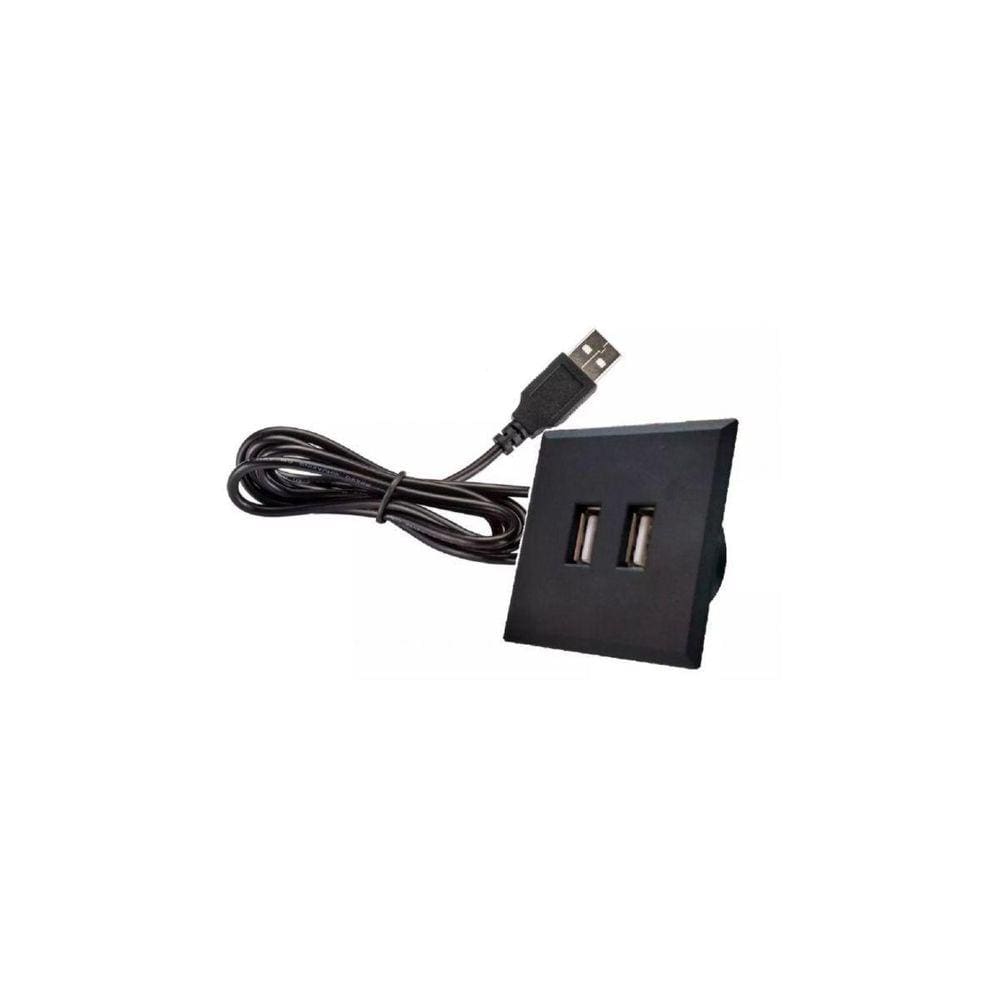 Tomada Usb De Embutir Com Carregador
