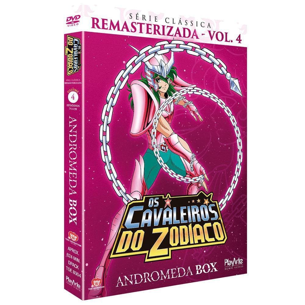 Dvd Os Cavaleiros Do Zodiaco Série Clássica Remasterizada