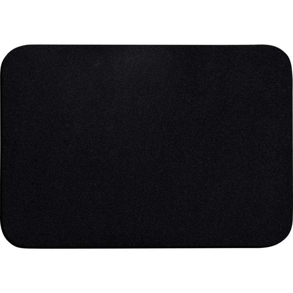 Mouse Pad Tecido Preto Emborrachado - Qualidade
