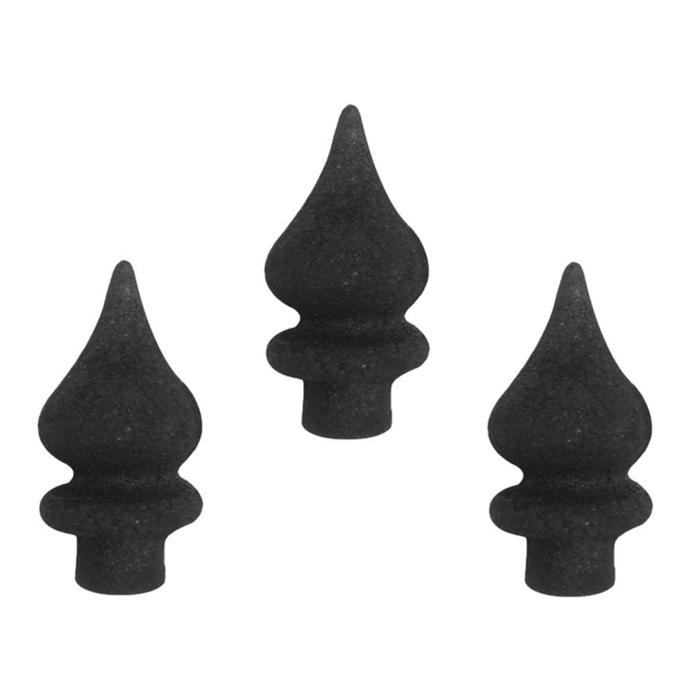 Kit 3 Ponteiras Ponta de Lança Ferro N31 Grade Portão 12cm