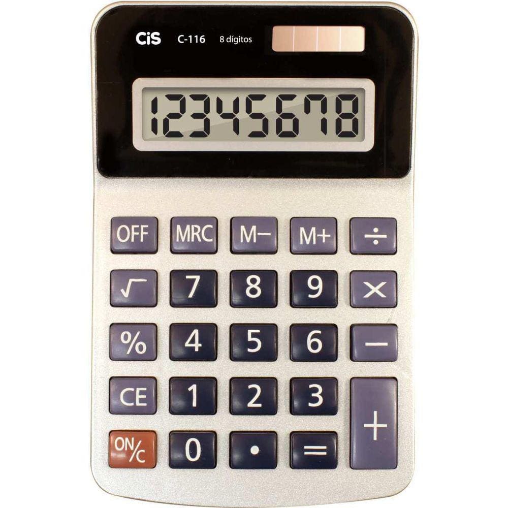 Calculadora De Mesa 8 Dígitos Modelo Calck C-116
