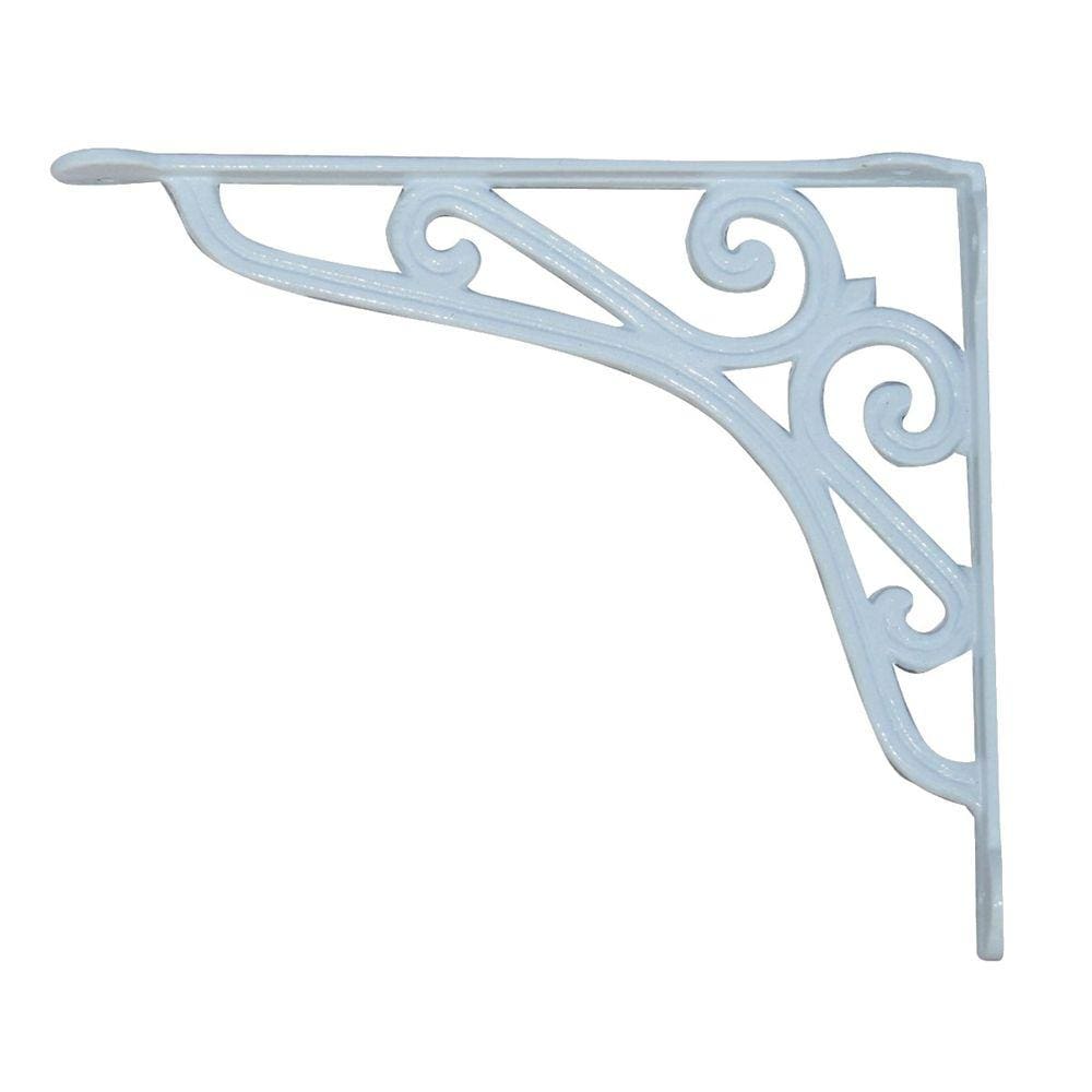 Cantoneira Branca Suporte de Parede Mão Francesa 20x25cm
