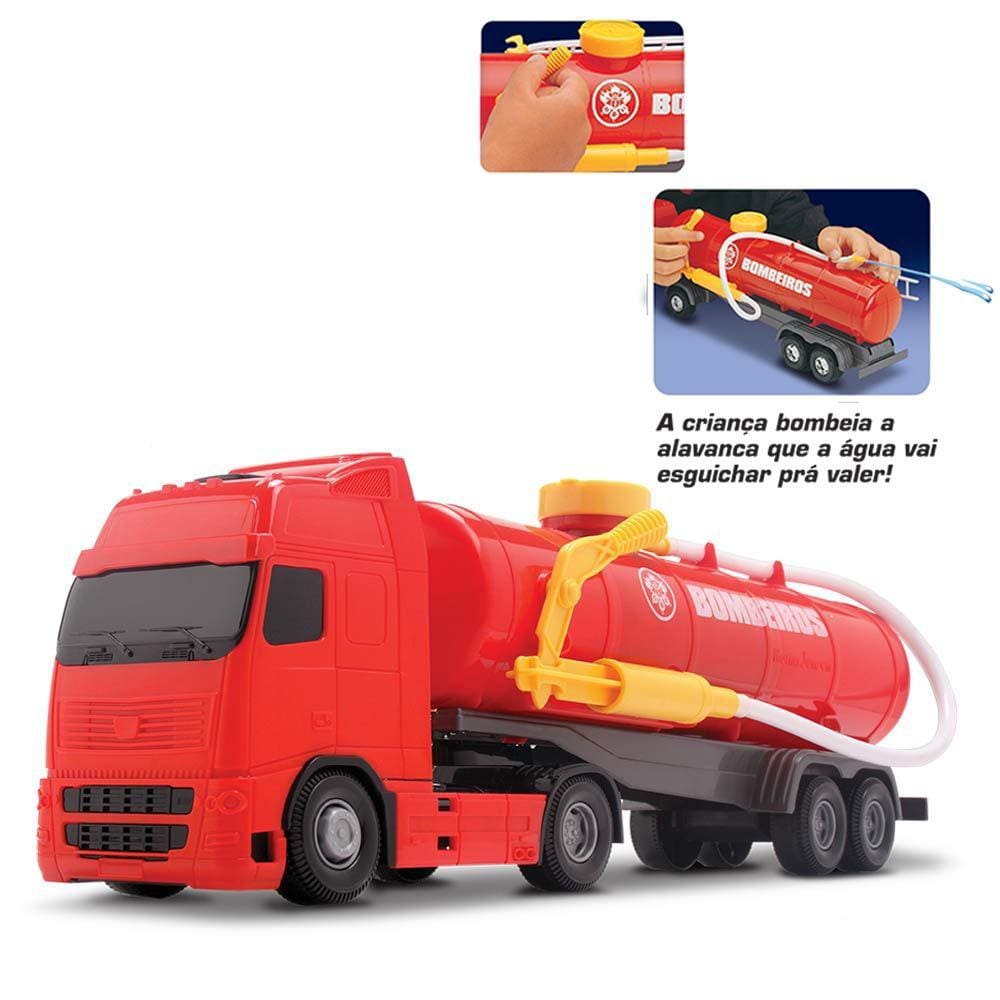 Caminhão de Bombeiro - Solta Água - Voyager - 43 cm - Roma