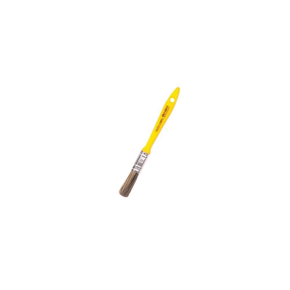 Pincel 12Mm Trincha Gris Amarelo Compel