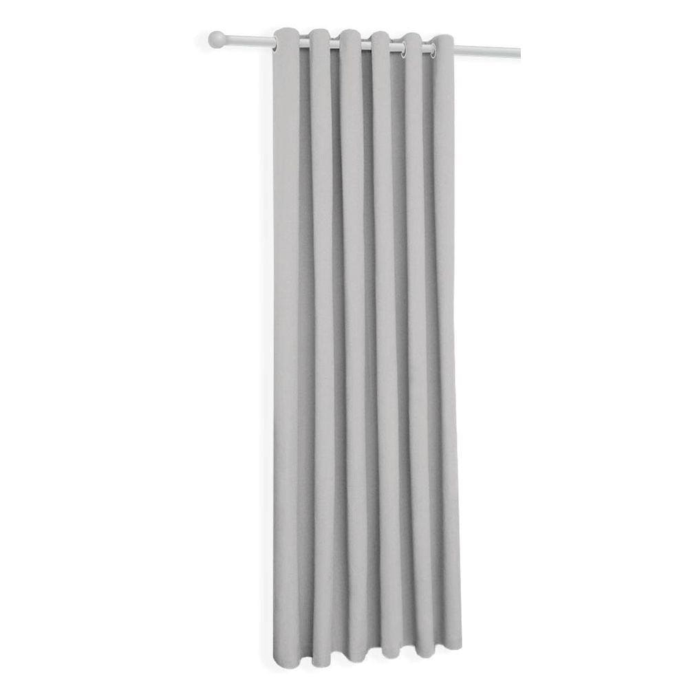 Cortina Cinza-Claro Oxford De Sala/Quarto 150X180