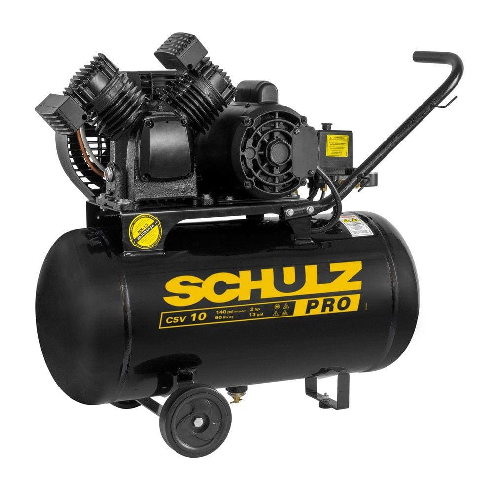 Compressor Ar Port 140Psi Csv10pro/50 Mono C/Roda 220V Schulz 92177490