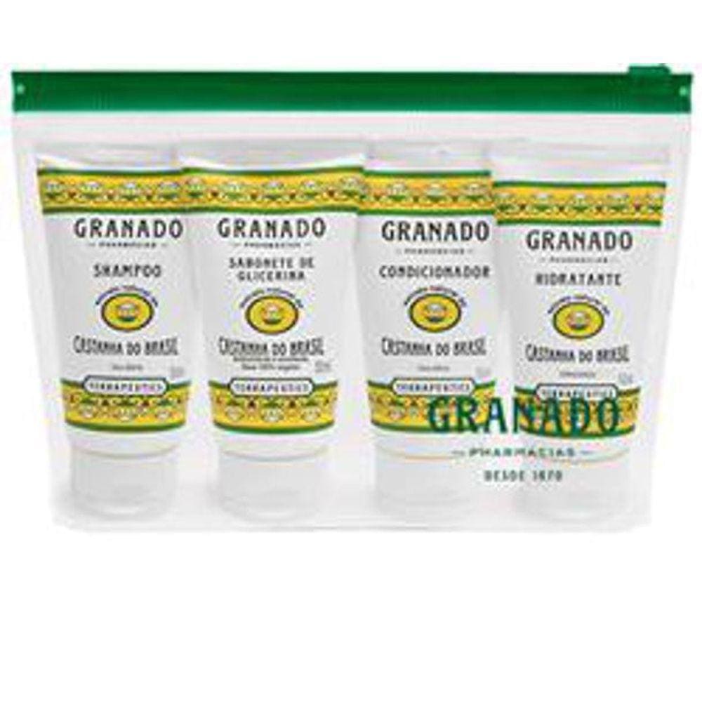 Kit Terrapêutico Necessaire 4 Bisnagas 50Ml