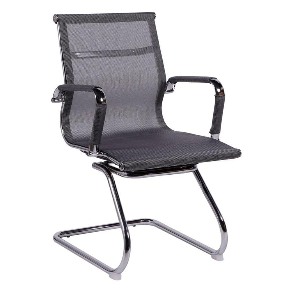 Cadeira de Escritório Noruega Fixa - Cinza