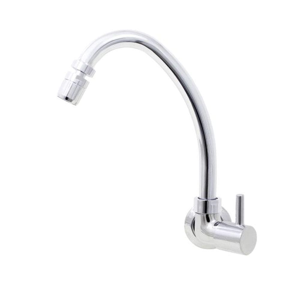Torneira Cozinha De Parede Cromada C61 Arejador Articulado