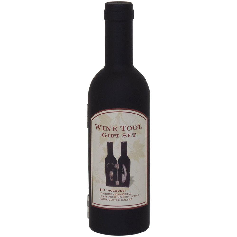 WINE JG ACESSÓRIOS VINHO 23x6x6cm INOX 3PÇ