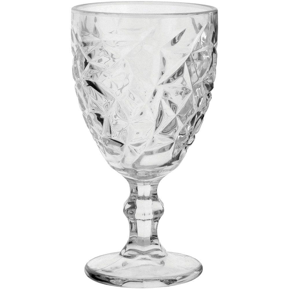 ALLY TAÇA ÁGUA 17x9x9cm 300ml VIDRO TRANSP 6PÇ