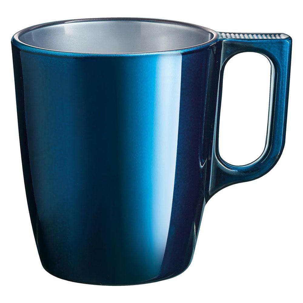 LUMINARC FLASHY CANECA 9x8x8cm 250ml VIDRO TEMPERADO AZUL