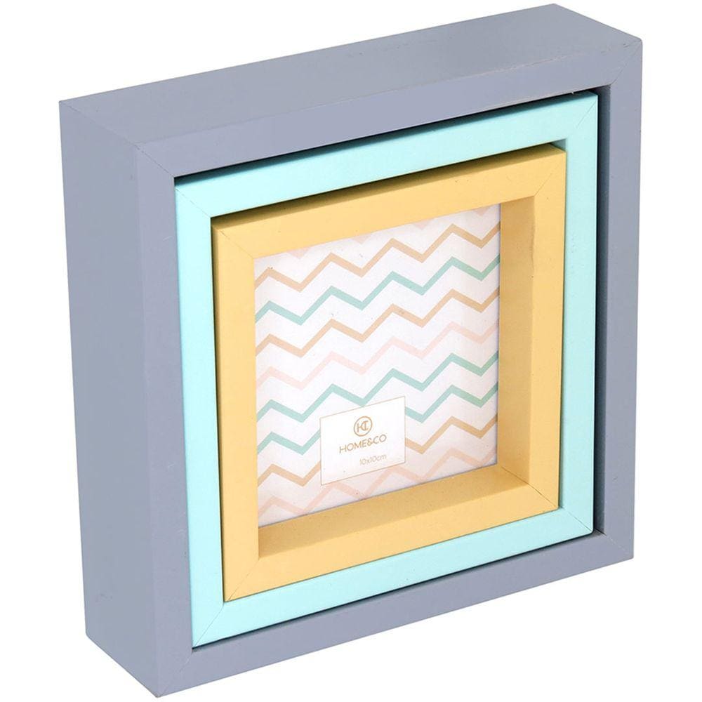 HOME&CO VIRCHOW PORTA-RETRATOS 17x17x5cm PLÁSTICO COLOR 3PÇ