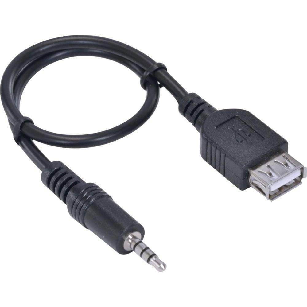 Cabo P2 3 Vias X Usb Fêmea 30 Cm Ps2usbf-30
