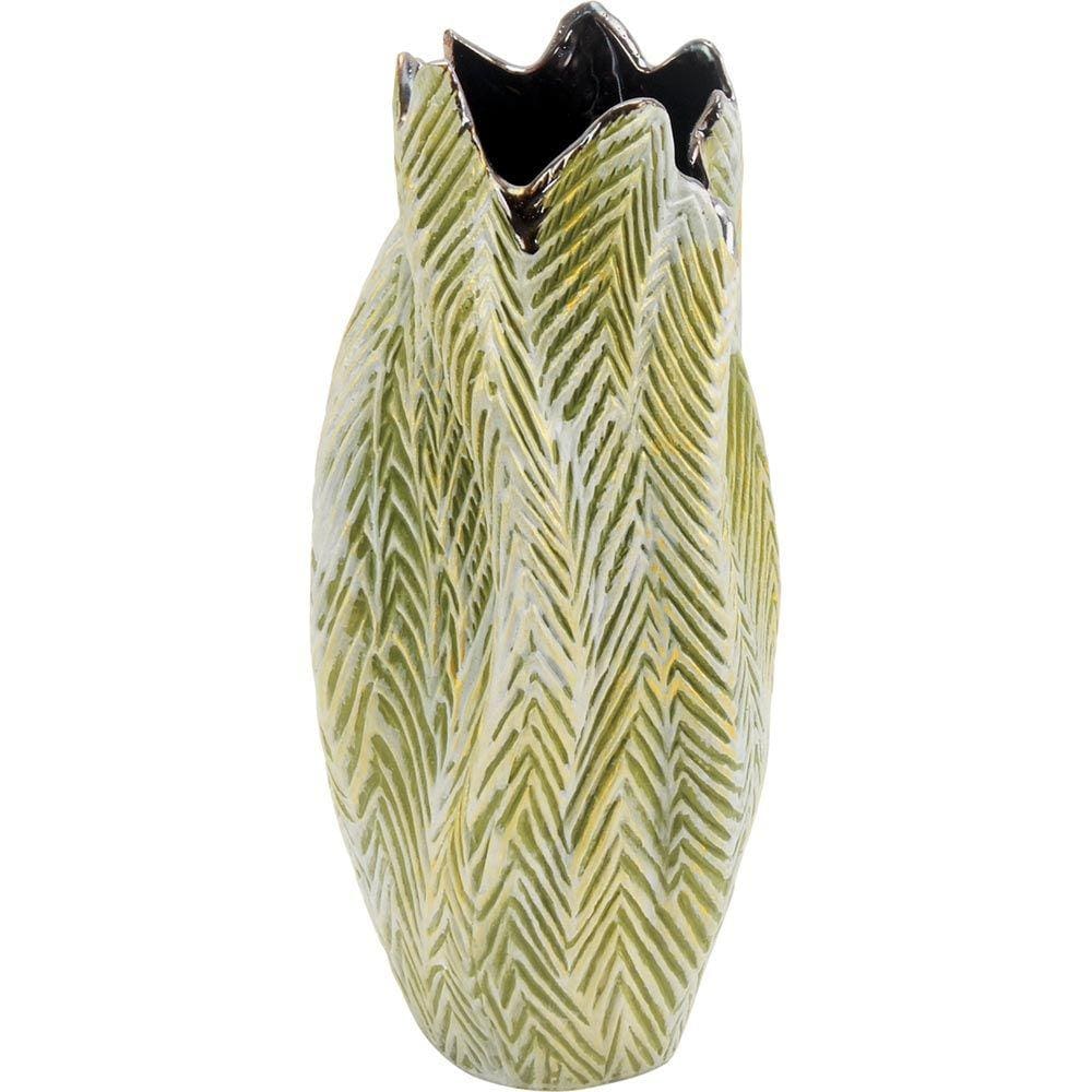 HOME&CO ALBERO VASO 36x15x18cm CERÂMICA VERDE