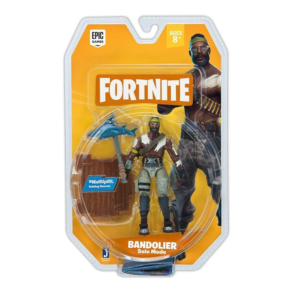 Boneco Fortnite Bandolier 10cm Com Acessórios