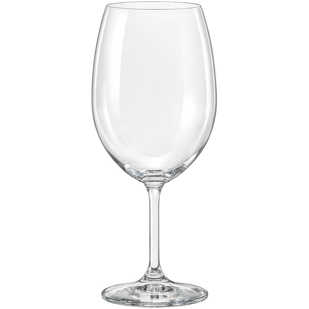 BOHEMIA LARA TAÇA ÁGUA 22x10x10cm 540ml CRISTAL TRANSP 6PÇ