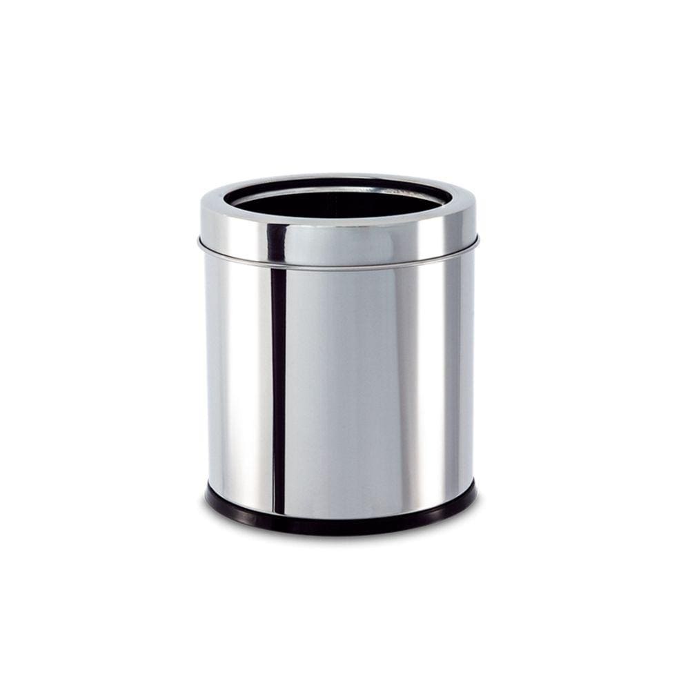 Lixeira inox com aro decorline lixeiras brinox