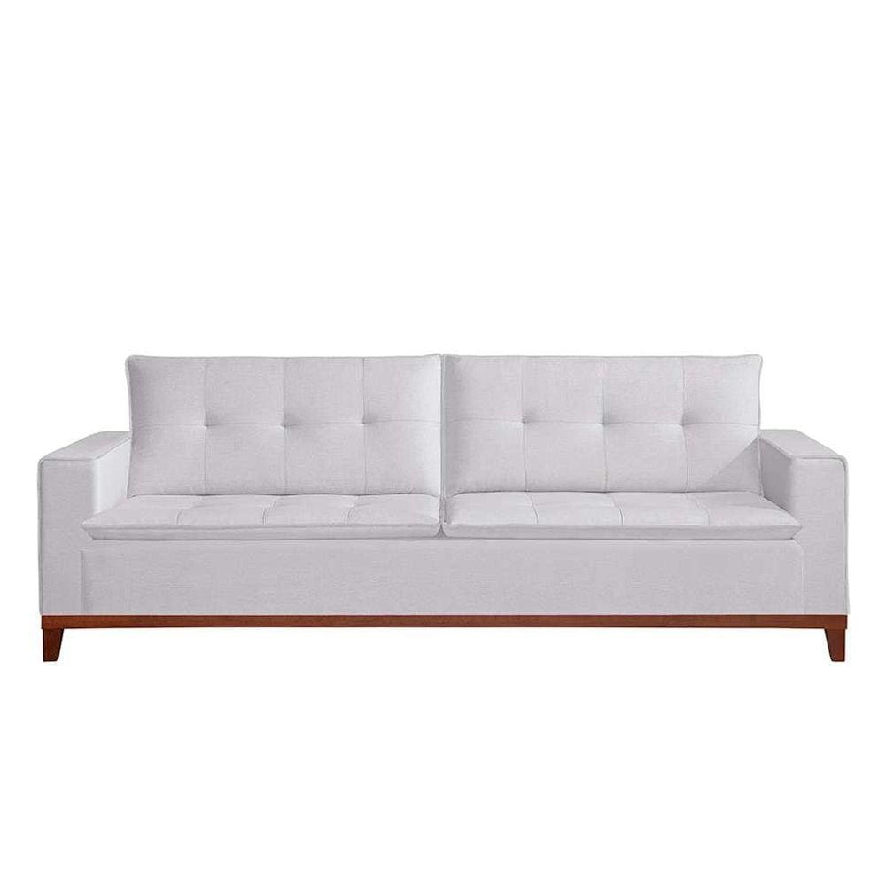 sofá 4 lugares holborn linho cinza 260 cm