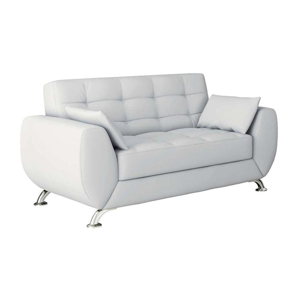 sofás 2 lugares larissa corino branco