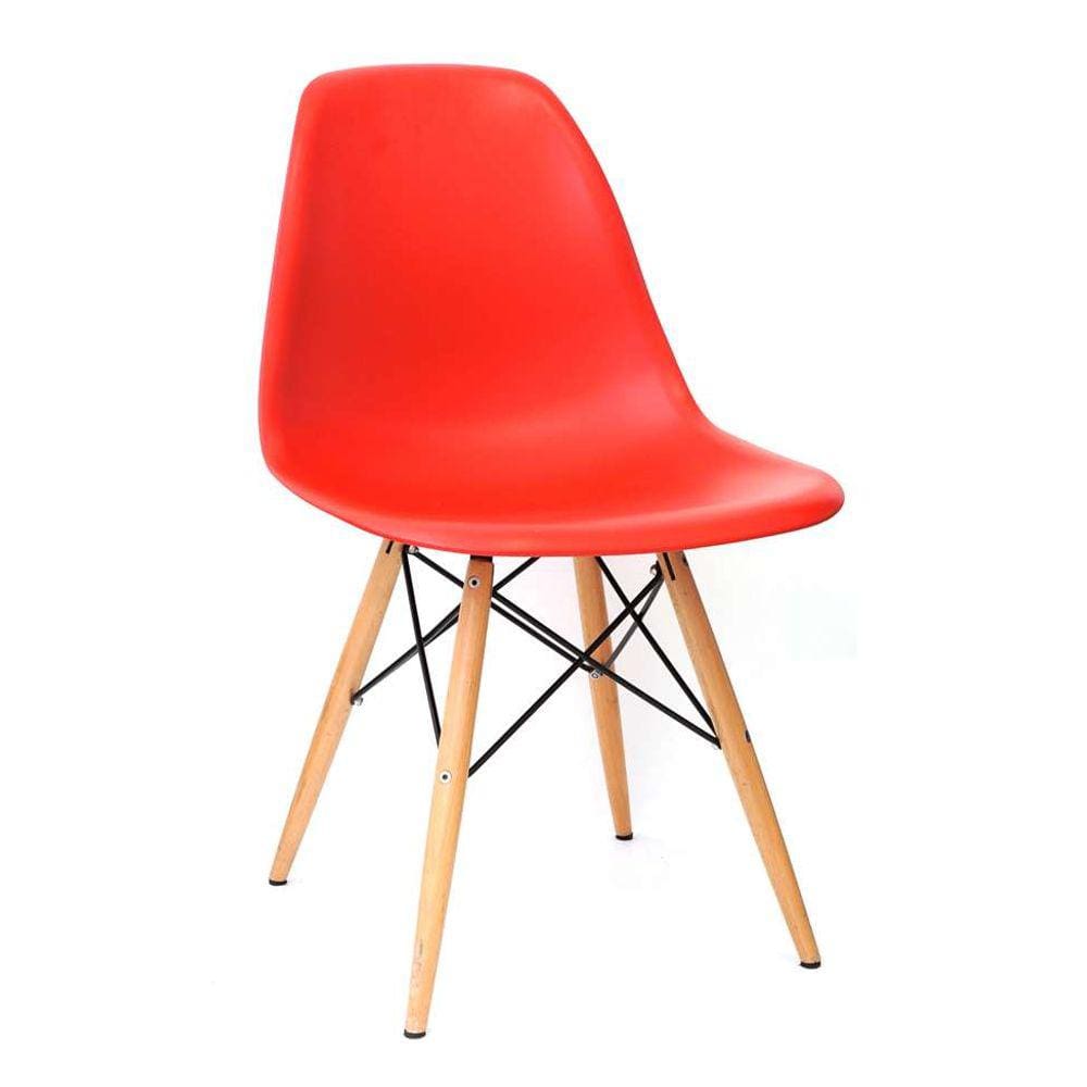 cadeira eames ii base madeira e verha